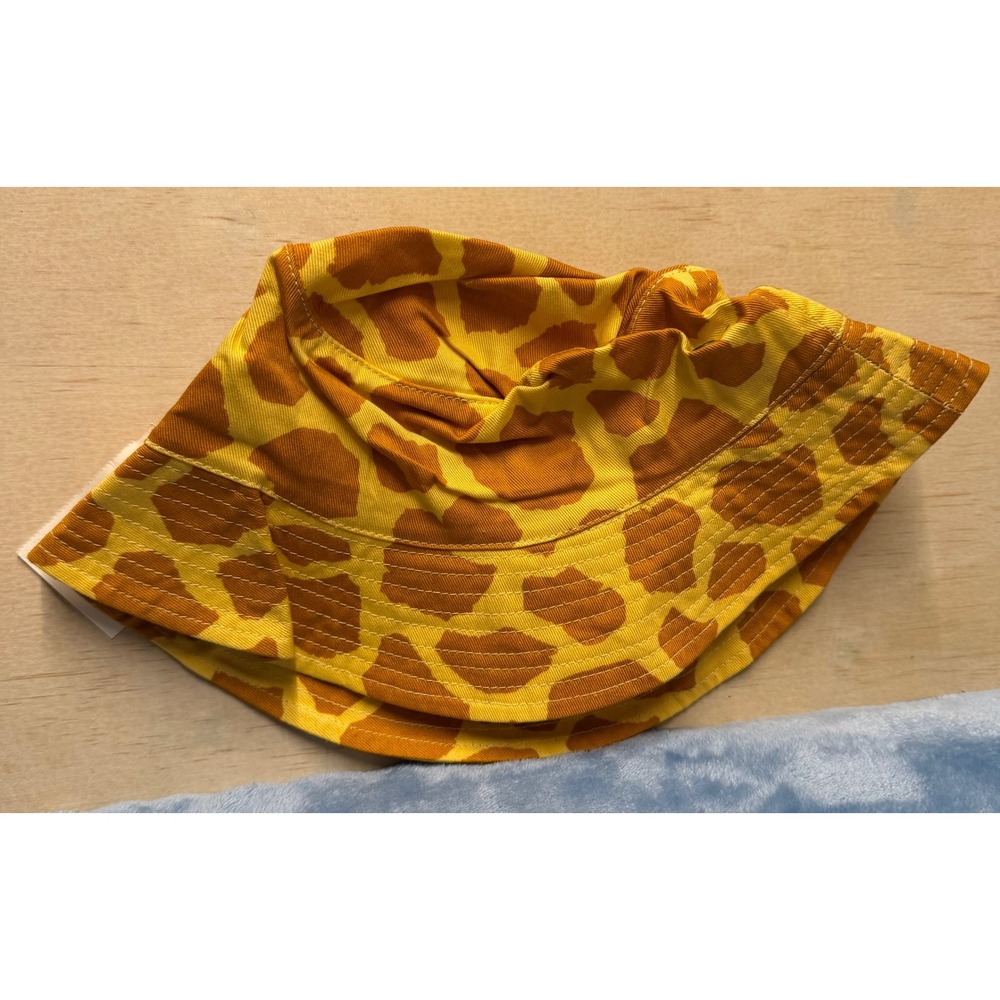 Toys R Us Camp Geoffrey Giraffe Print Bucket Hat Vintage 2003 Child Size 4-8 NWT - Picture 7 of 7